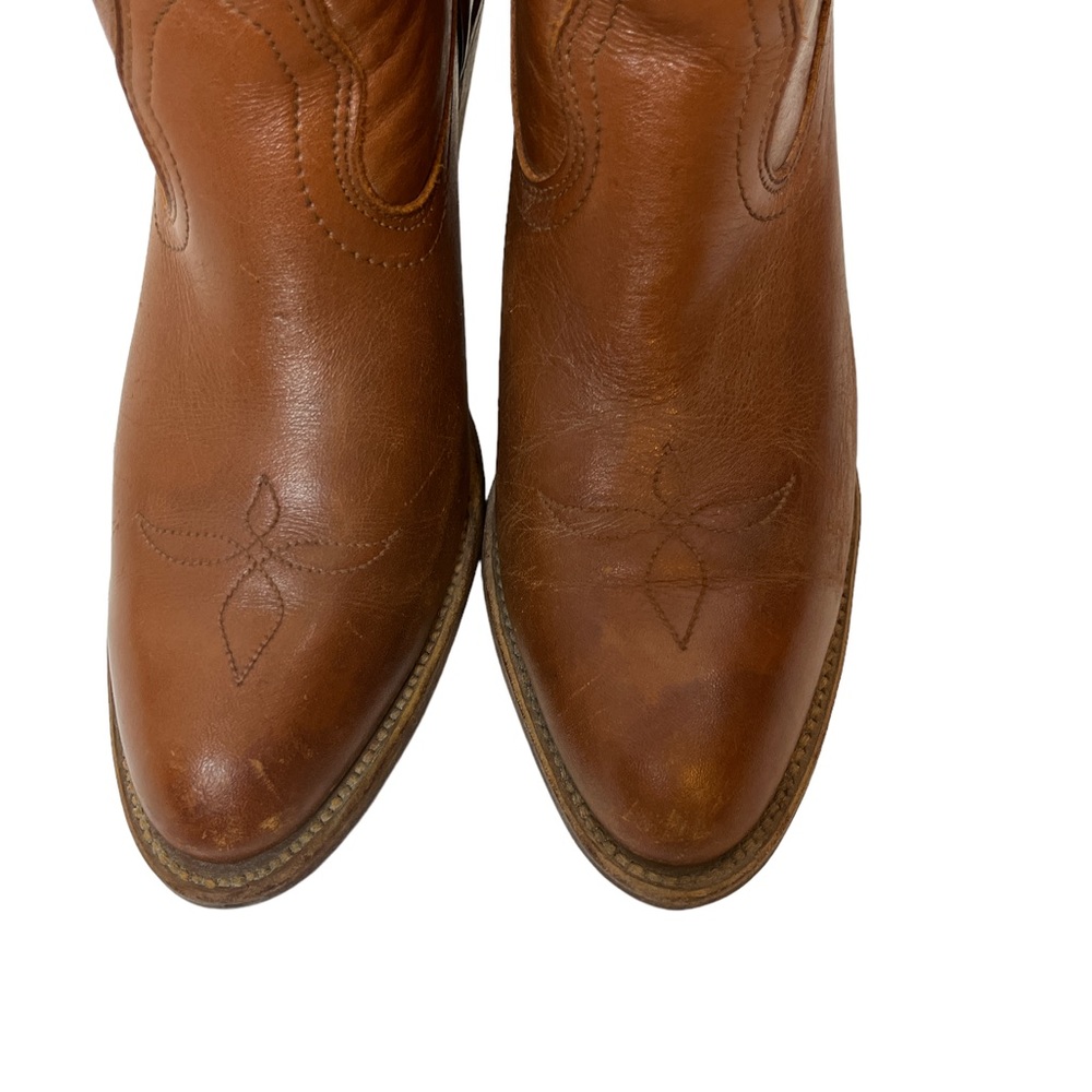 Frye Women's Brown Heeled Boots - Picture 5 of 7